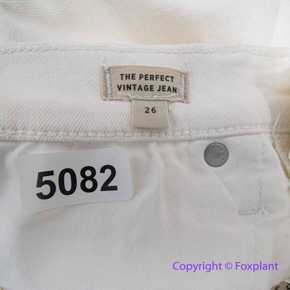 NEW Madewell The High-Rise Perfect Vintage Jean in Tile White, 26 - Picture 11 of 13